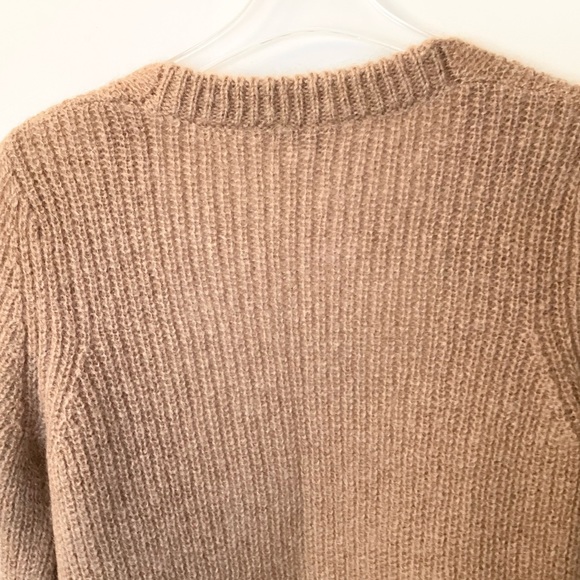 COS Mohair and Wool Knit Long Open Cardigan - Tan - XS - Picture 5 of 7